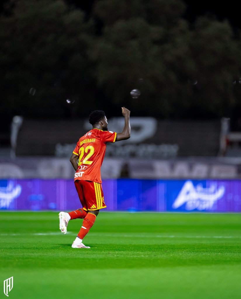 Christopher Bonsu Baah Scores First Goal of the Season as Al Qadsiah Thrash Al Tai
