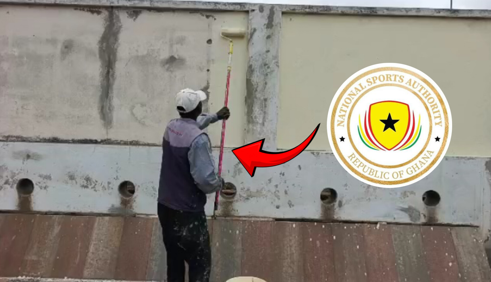 Baba Yara Sports Stadium Undergoes Major Exterior Renovation
