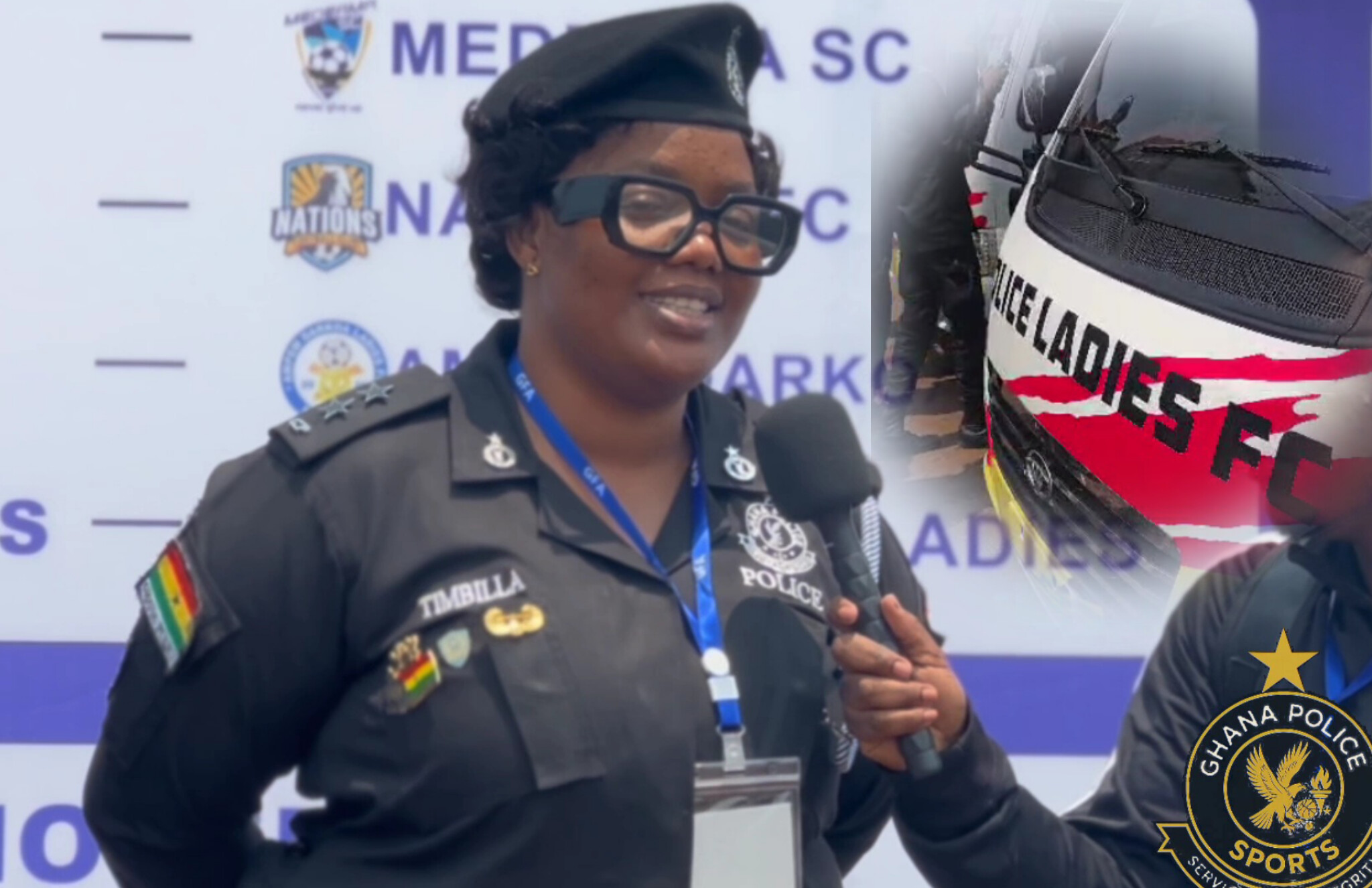 Police Sports Director Hails GFA for Fulfilling Bus Promise