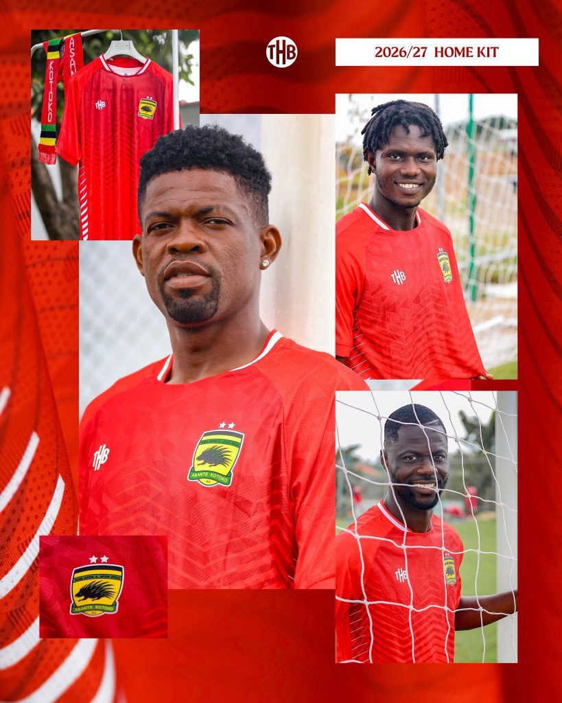 Asante Kotoko Unveil New Home and Away Kits for 2026/27 Season