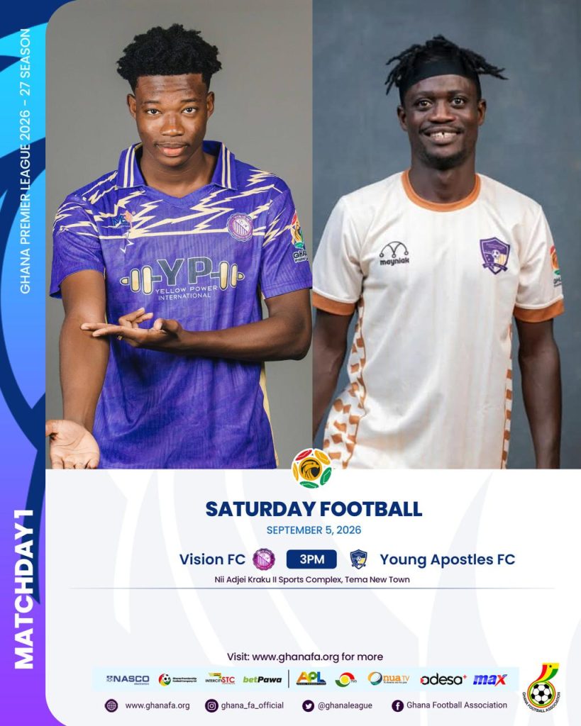 Vision FC Host Young Apostles as 2026/27 Premier League Campaign Begins