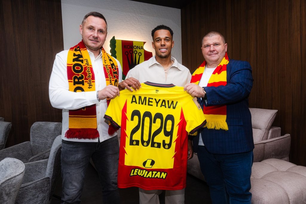 Michael Ameyaw Joins Korona Kielce on Permanent Deal