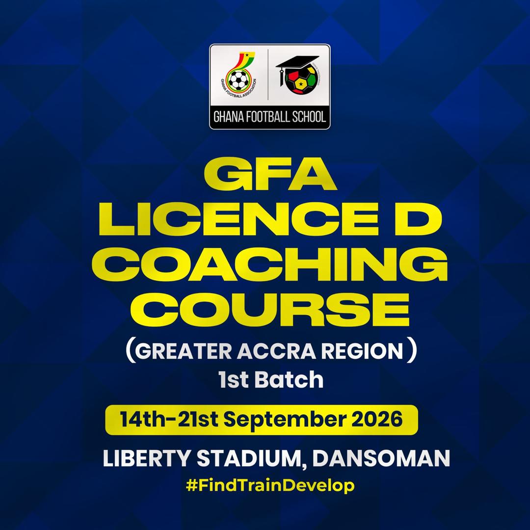GFA to Hold Licence D Coaching Course in Greater Accra in September