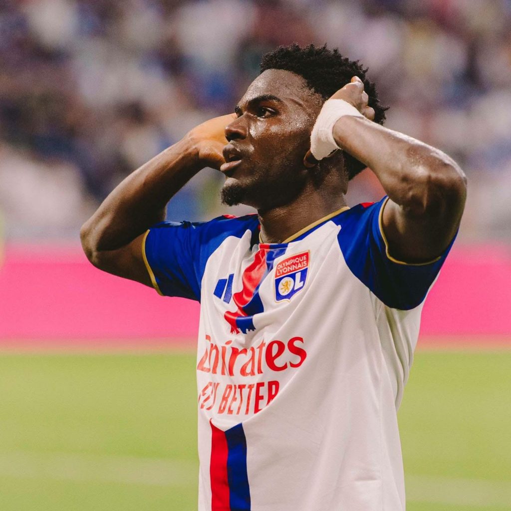 Ernest Nuamah Delighted to End Ligue 1 Goal Drought With Lyon