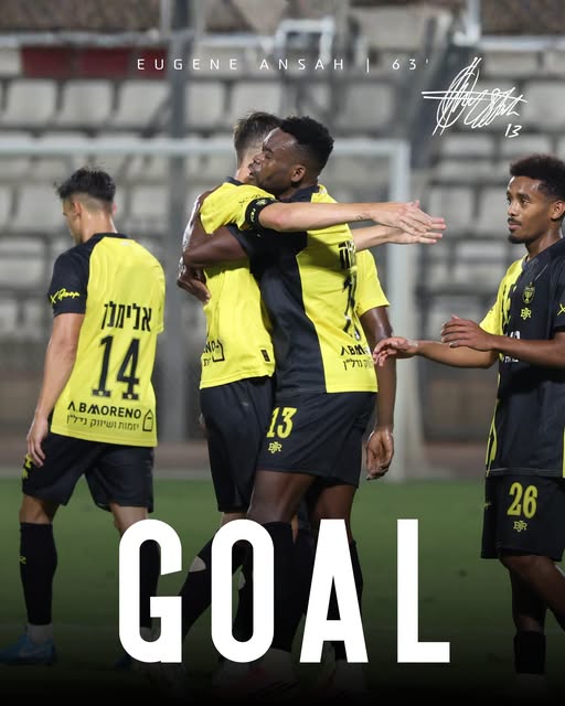 Eugene Ansah Fires Beitar Jerusalem to Victory Over Bnei Sakhnin