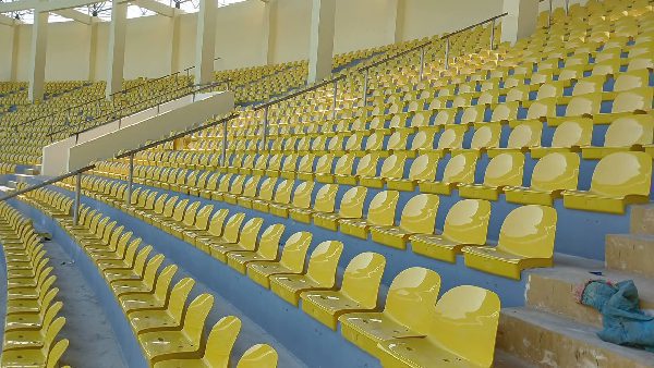 sekondi sports stadium gets facelift as rehabilitation works begin