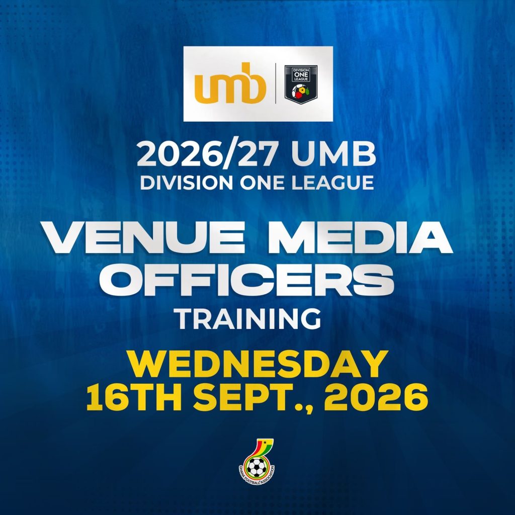 GFA to Train Division One League Venue Media Officers Ahead of New Season