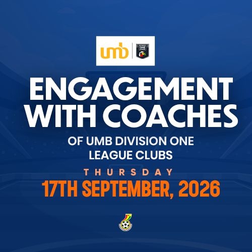 GFA Technical Directorate to Hold Workshop for Division One League Coaches