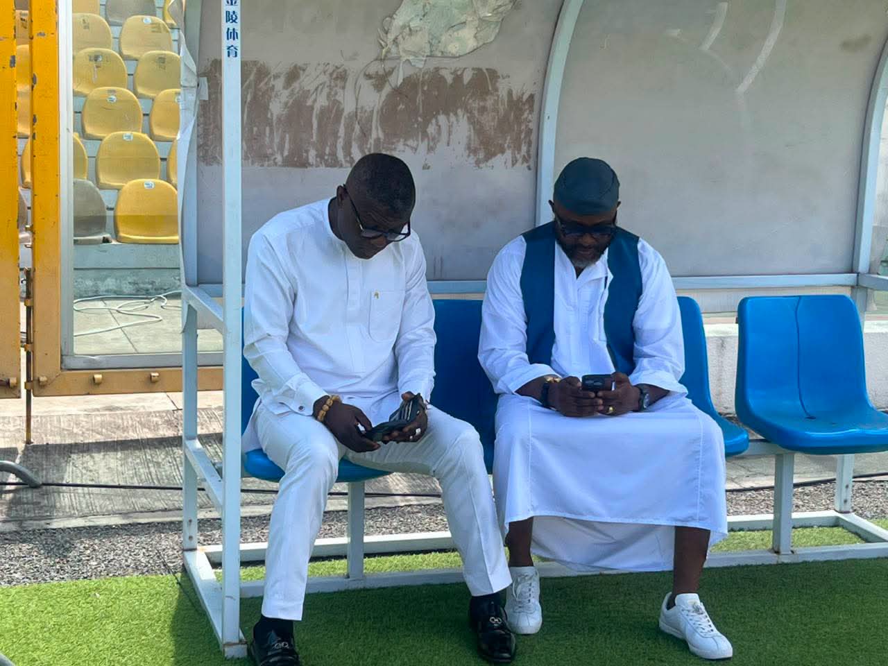 NSA Boss, Sports Minister Inspect Accra Sports Stadium before Nations FC CAF Clash