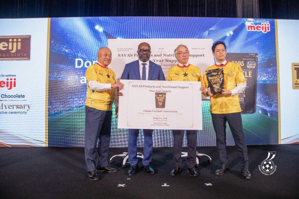 GFA, Meiji Explore Partnership to Boost SAVAS Sports Nutrition in Ghana