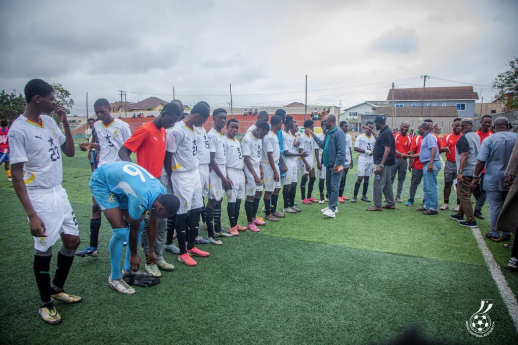 Kurt Okraku Visits Ghana U-15 Team Ahead of Historic FIFA World Cup