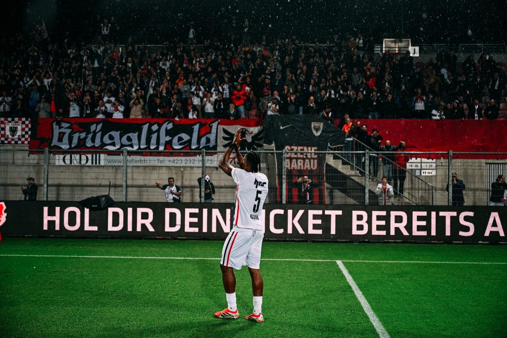 David Acquah Sent Off as FC Aarau Suffer Defeat to Winterthur